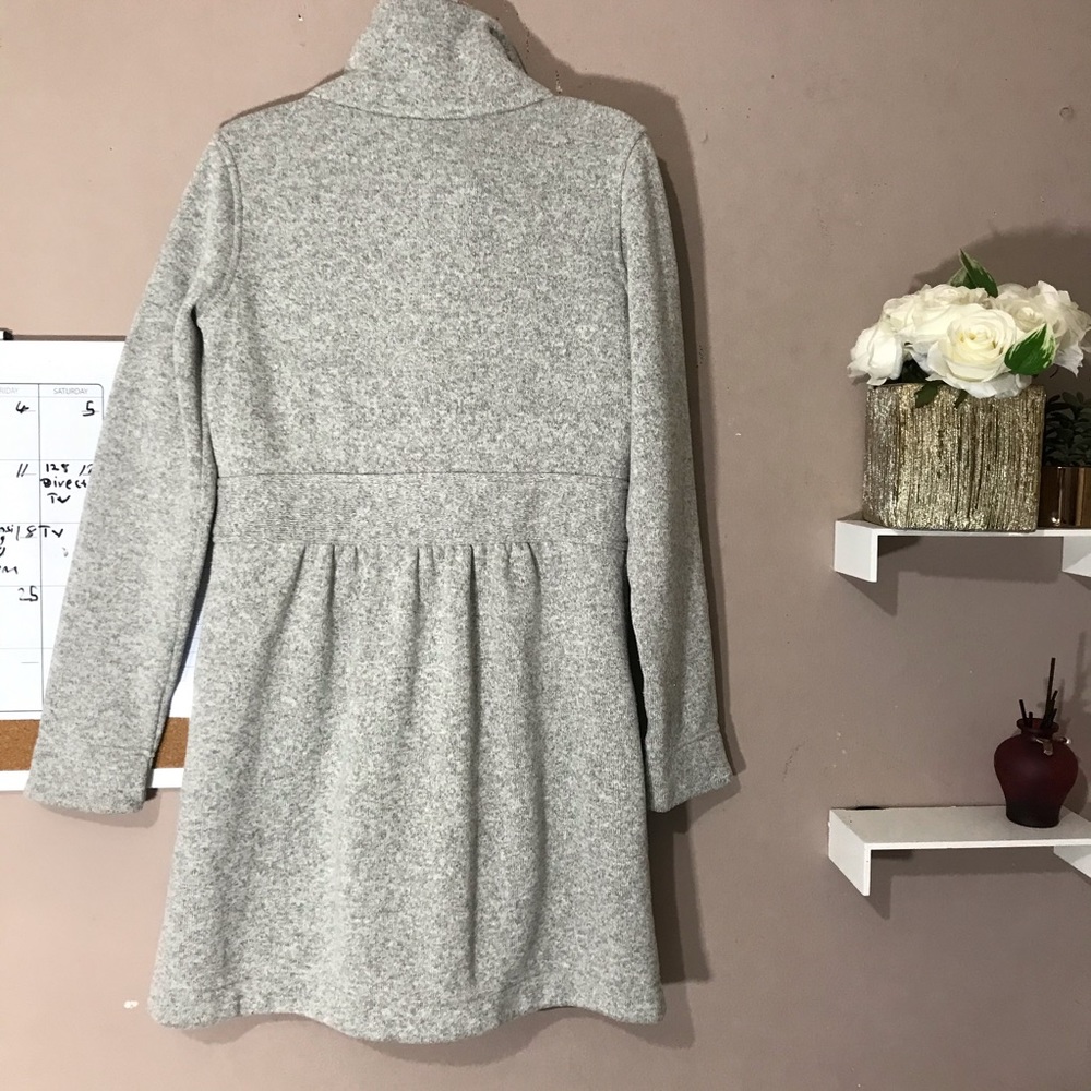 SOLD PATAGONIA Better Sweater Coat Long Gray - Picture 6 of 8